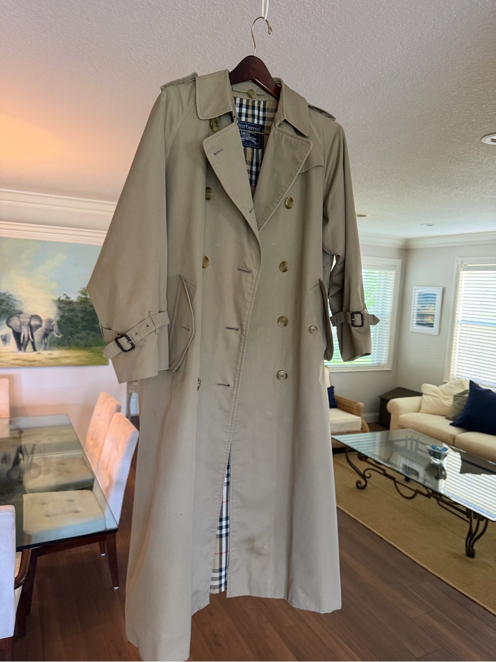 Women’s Vintage Burberrys Trench Coat – Made in England – Size 8 Long $325 - Picture 5 of 15